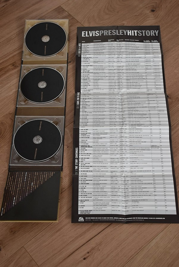 Elvis Presley Hitstory - 3 × audio CD set + plagat - box set - 8