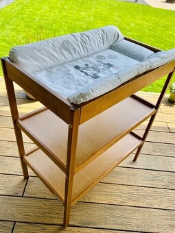 Detská postieľka Nobleo Vintage, prebaľovací pult, bariérka - 8