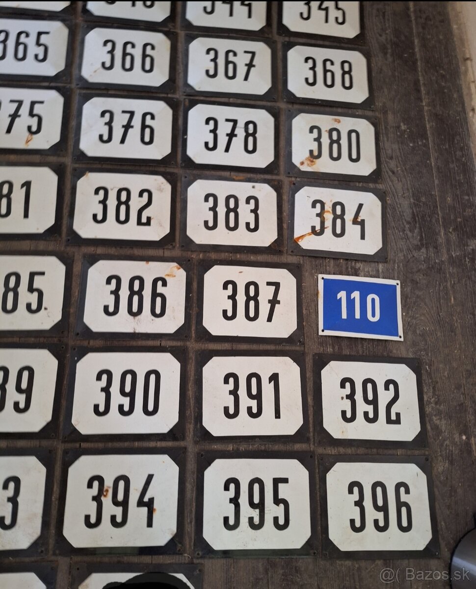 Smaltované čísla - 8