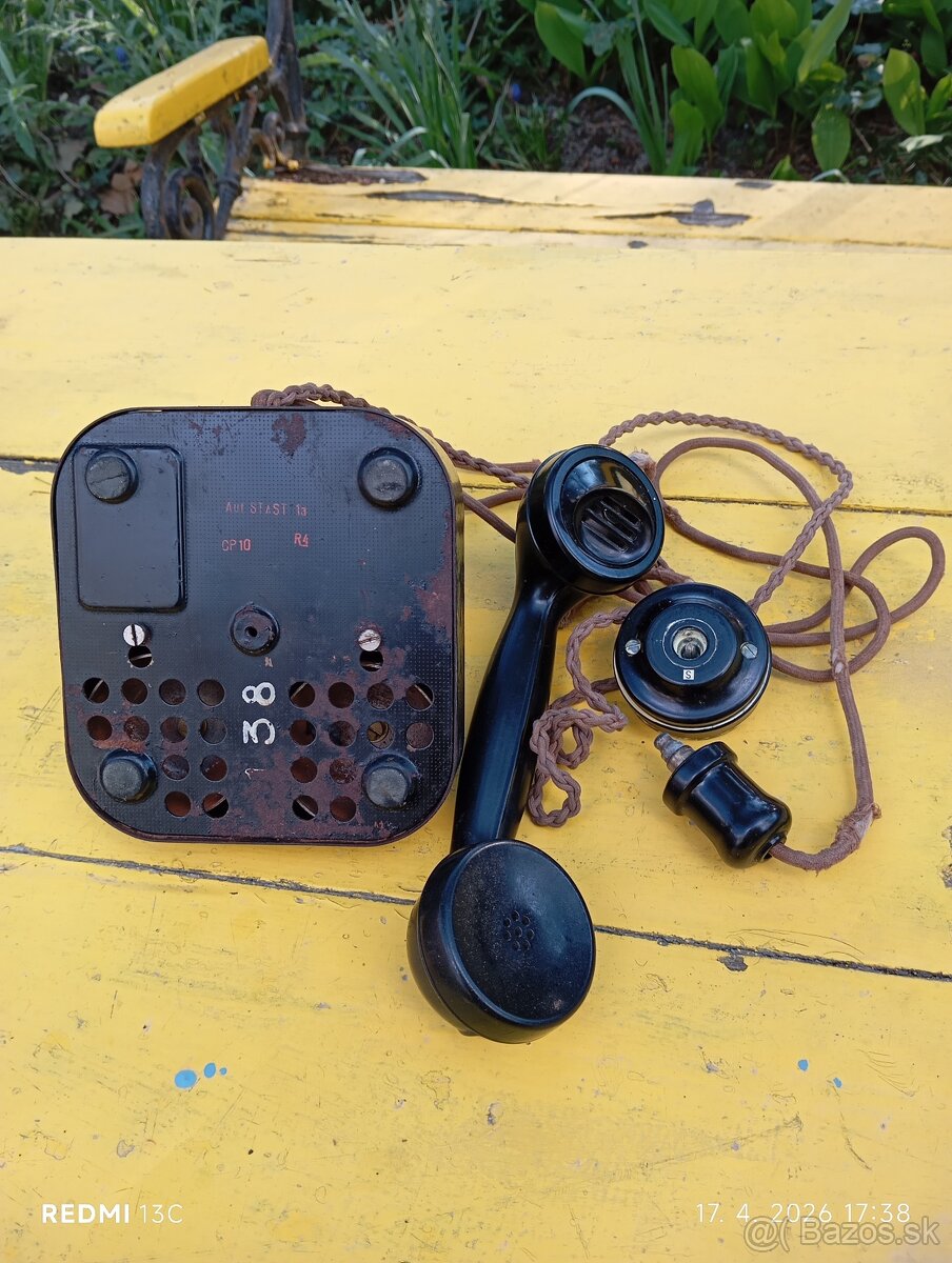 Starý telefón Elektrotechna - 8