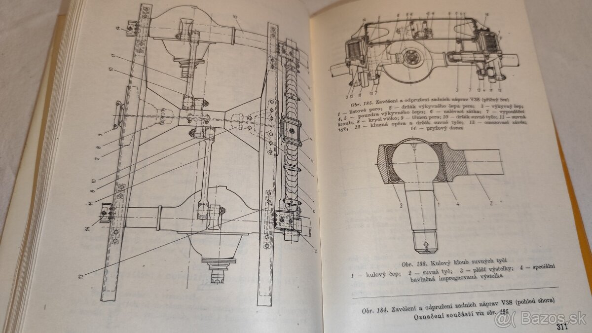 Praga V3S S5T manuál údržba , obsluha a opravy - veterán - 8