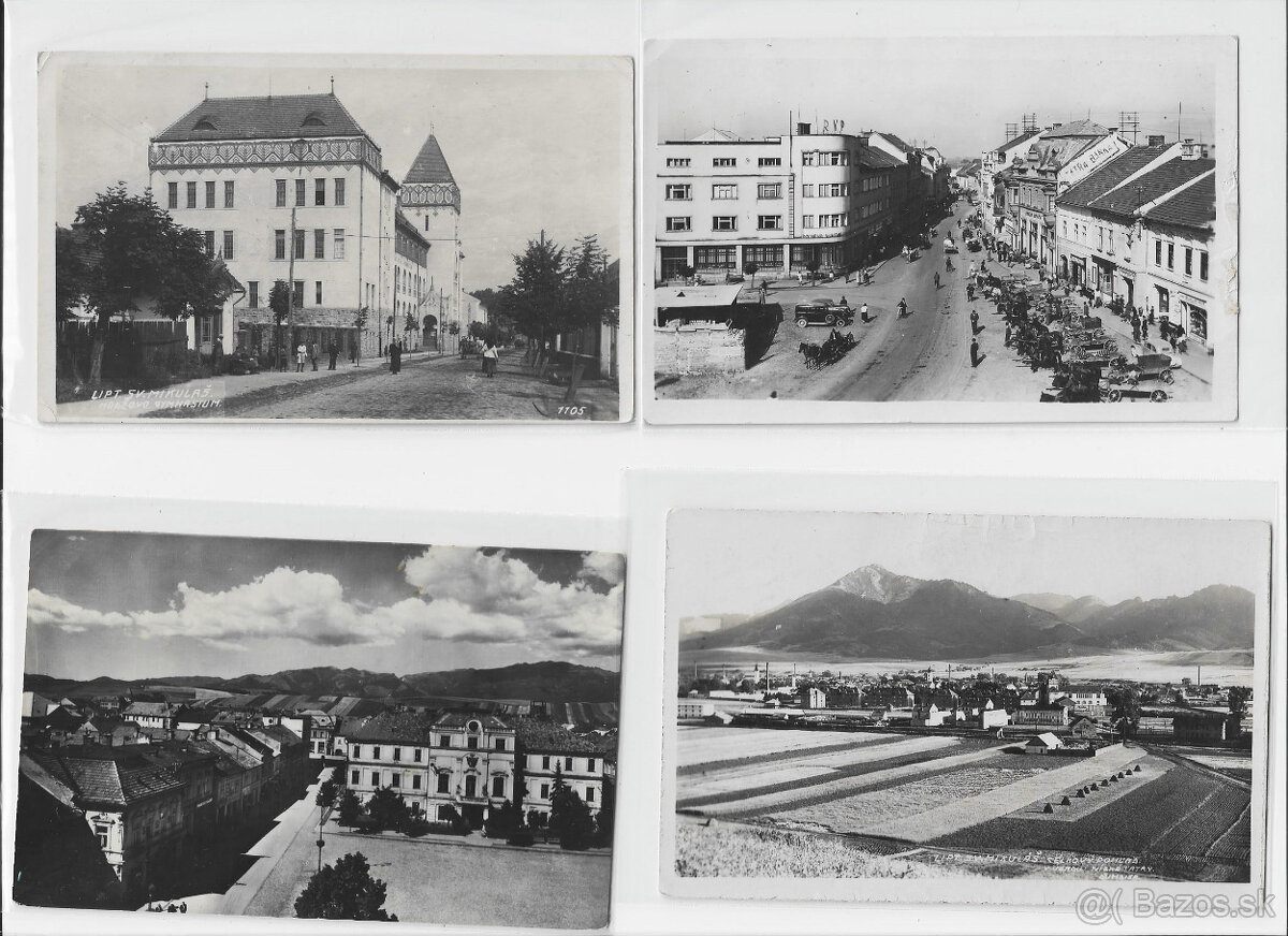 Predam stare pohladnice miest 6 - 8