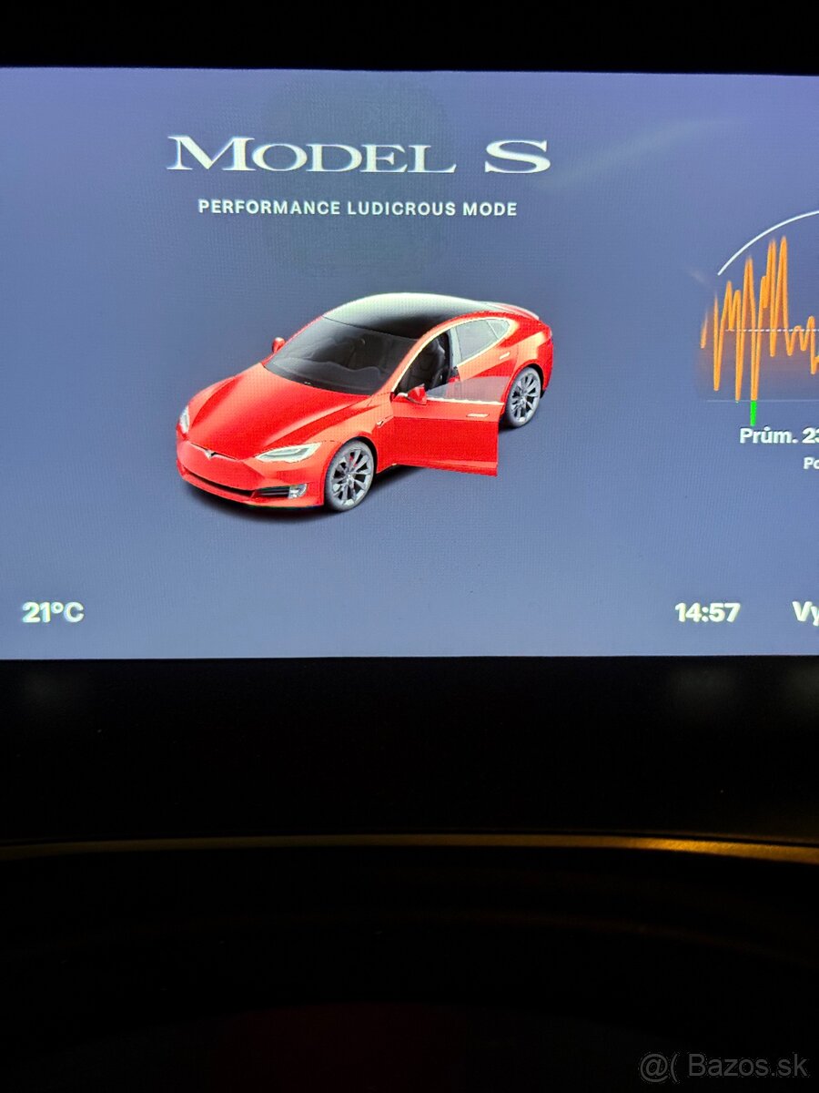 Tesla model S P100D 2020 Ludicurus 804koni plna zaruka - 8