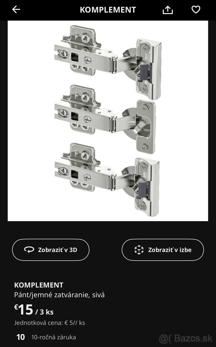 Predám skriňu PAX s dvierkami - IKEA - 8