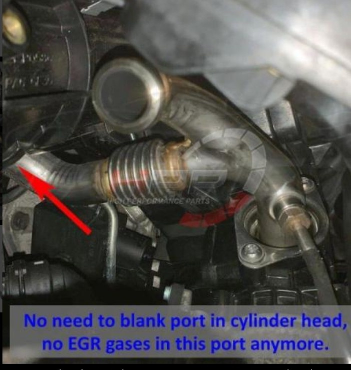 BMW zaslepka EGR N57,N57S - 8