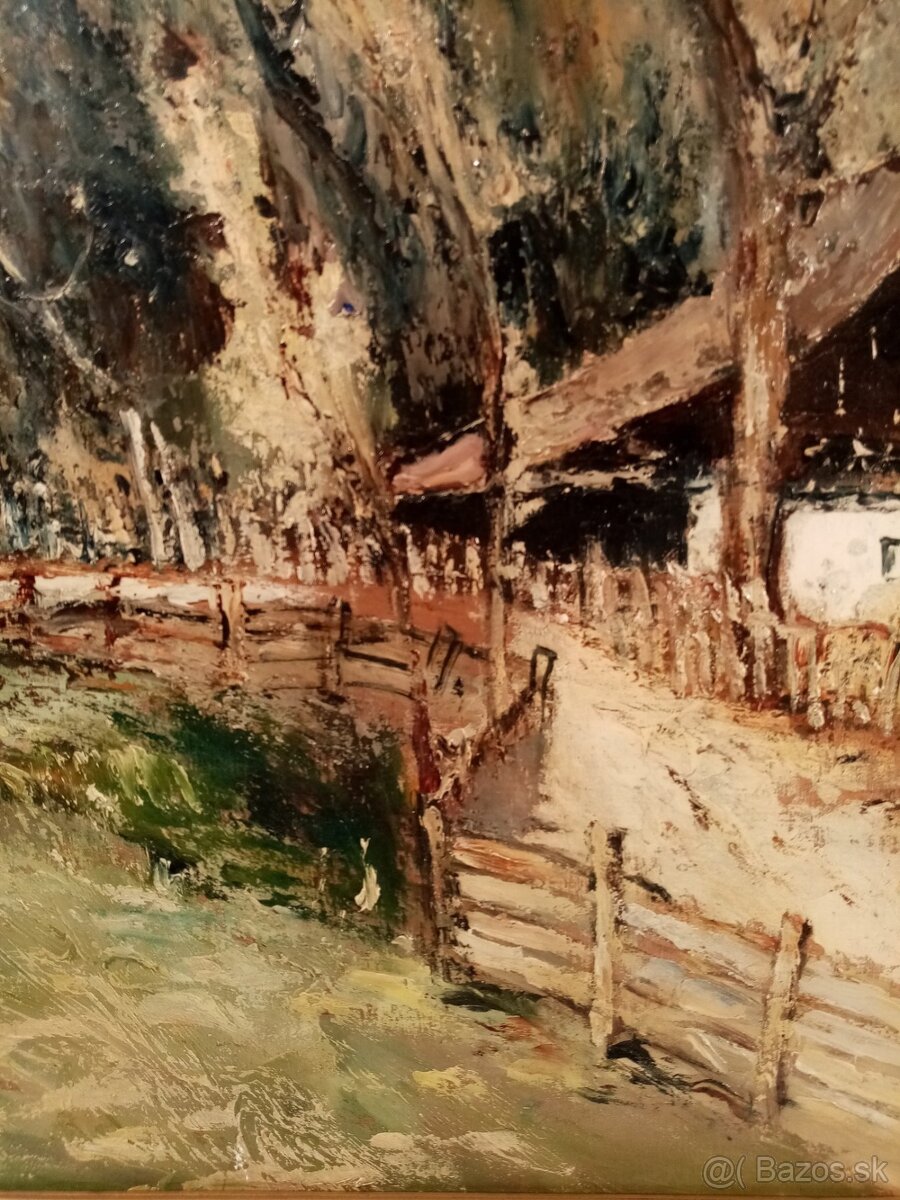 profesor Vojtech Doležil - olejomaľba (obraz) + kniha - 8