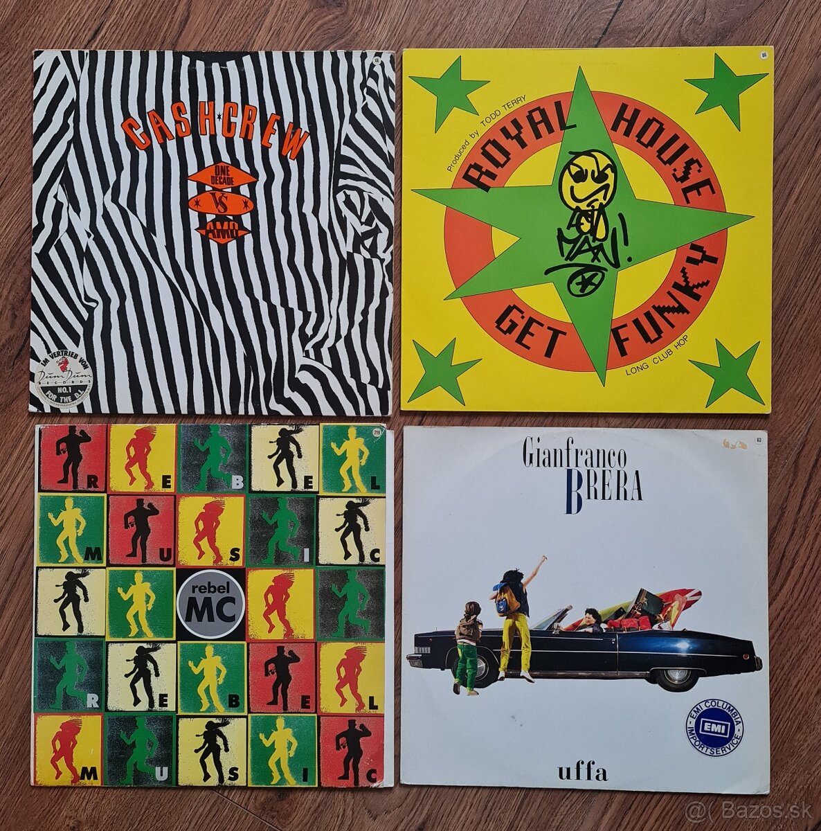 Vinyl maxi single 12" - pop, rock, disco, funk, house, rap - 8