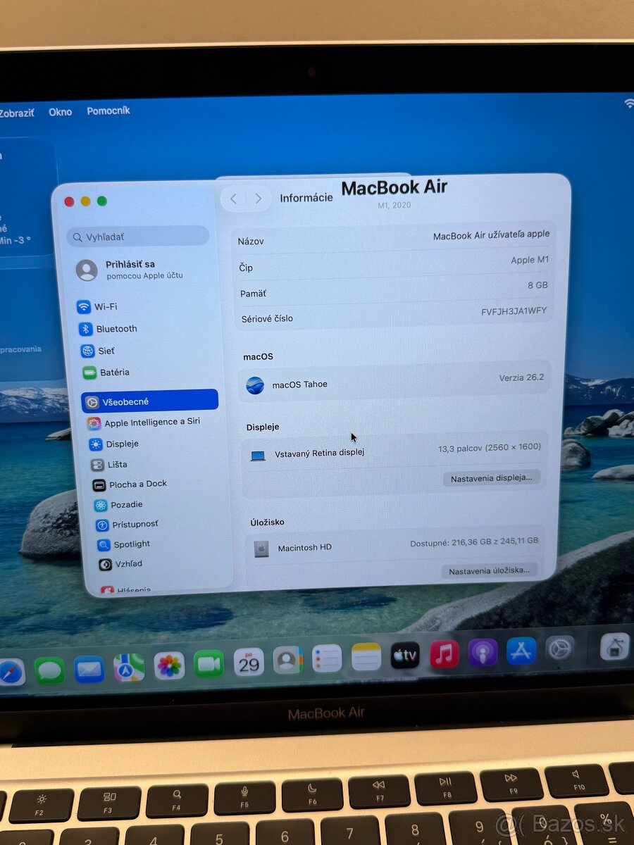 Macbook Air M1 Silver - 8