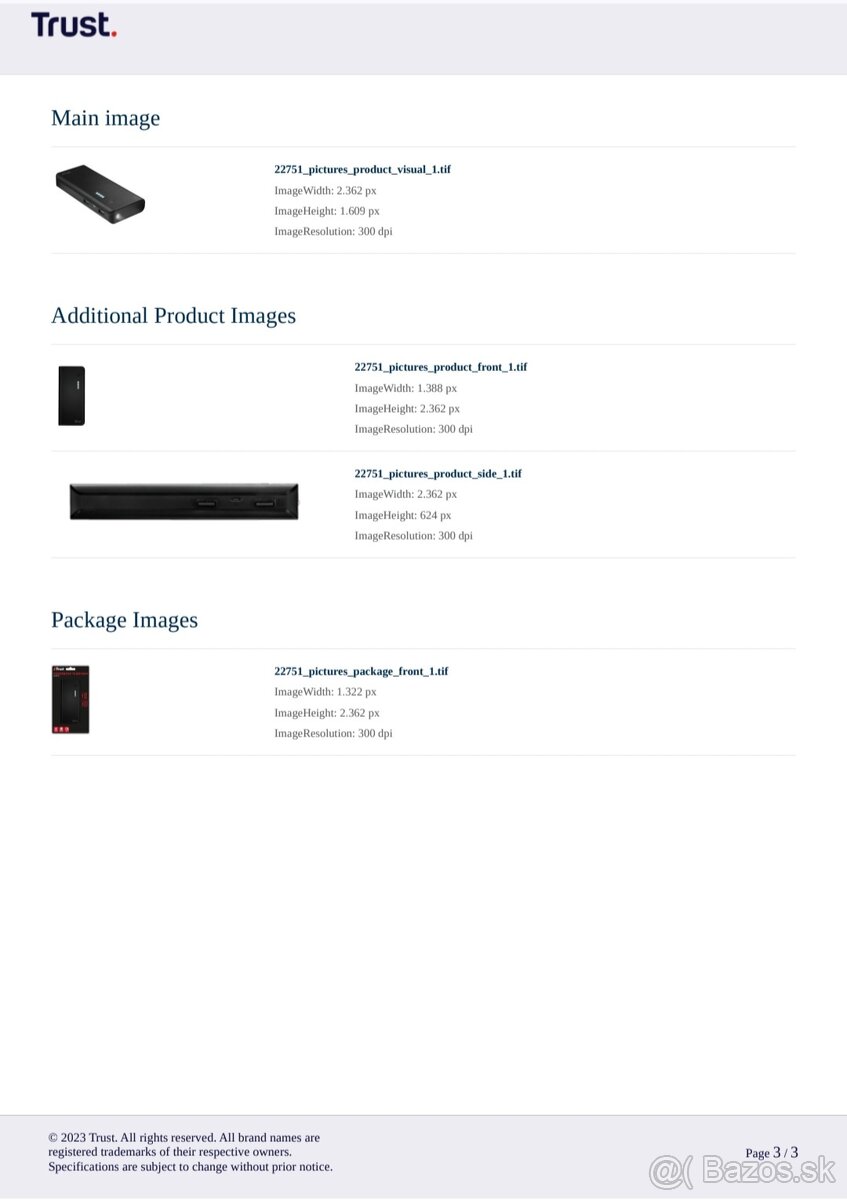 Powerbank Trust 10.000 MAH - 8