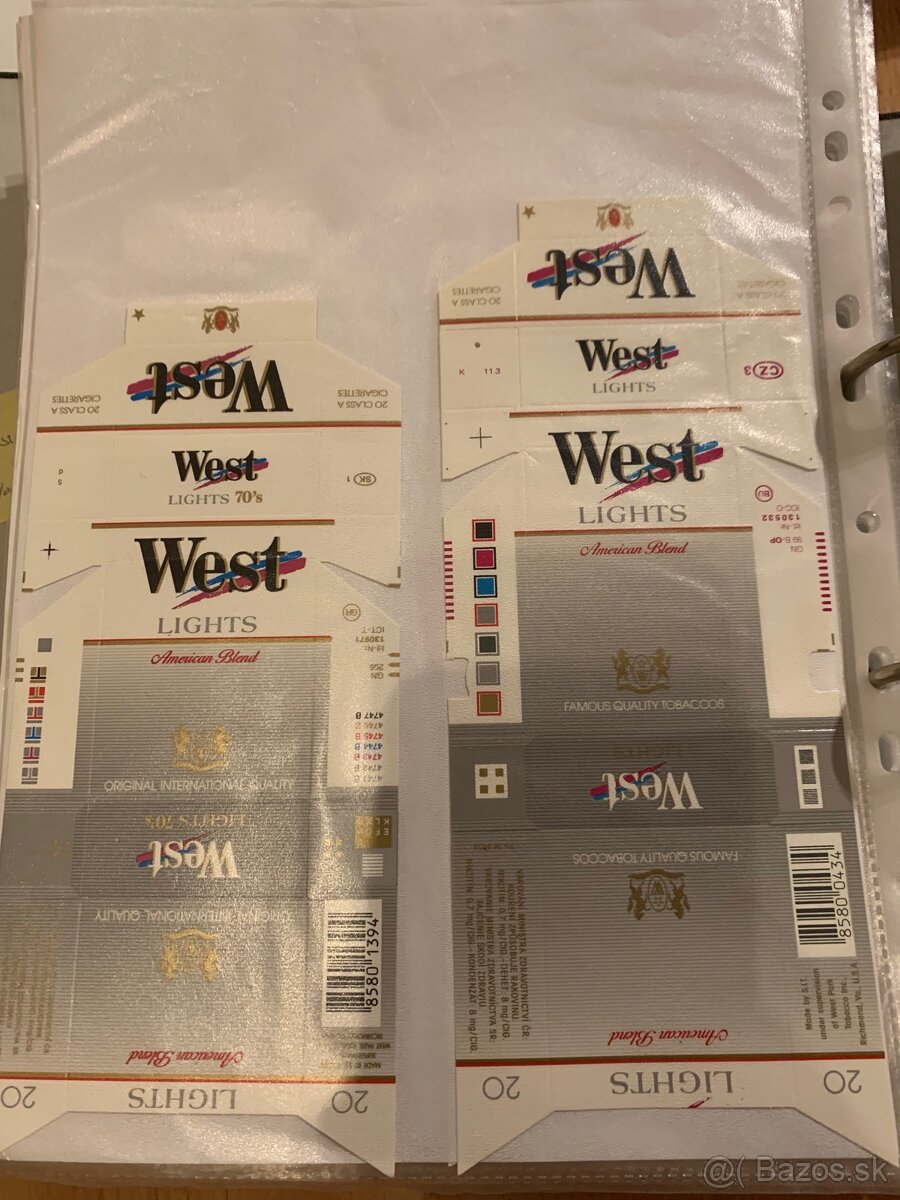 Zbierka cigaretových krabičiek - 8