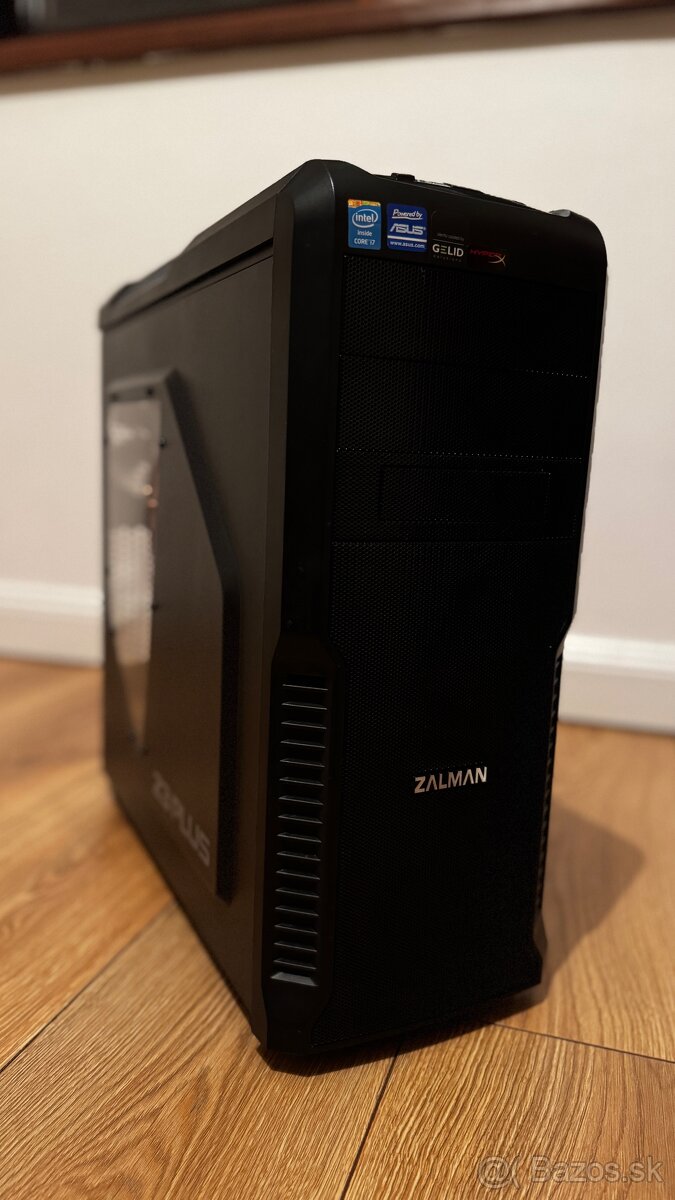 Predám PC s Intel Core i7-4770K 3.5GHz - 8