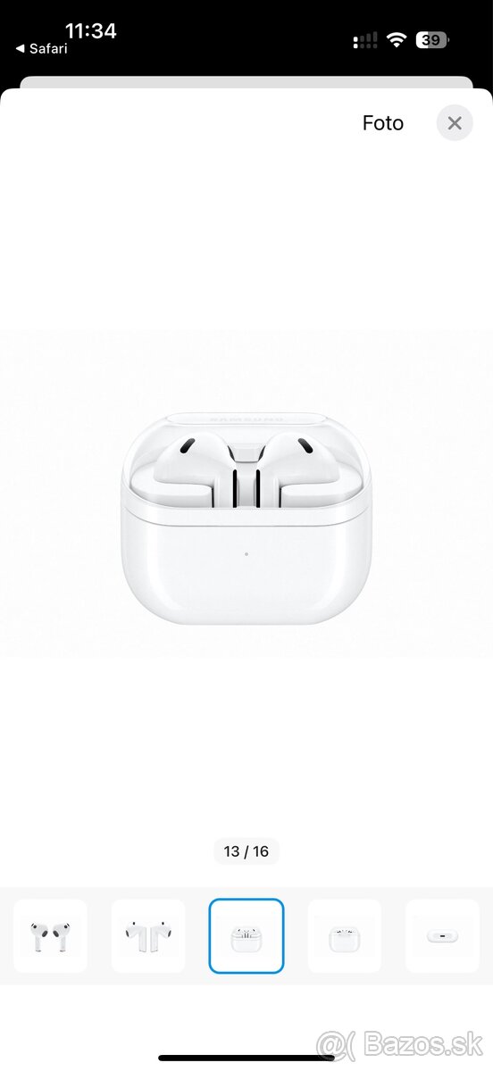 Samsung Galaxy Buds3, SM-R530NZWAEUE, Biela - 8