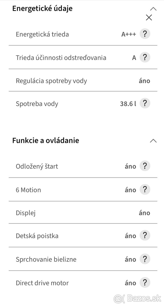 Práčka LG F74A8QDS - 8