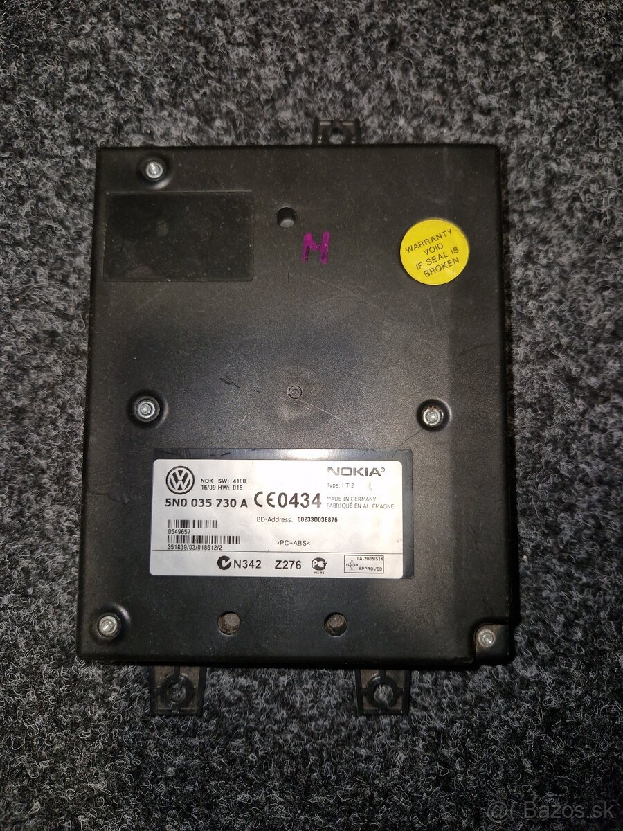 Riadiaca jednotka bluetooth Škoda, VW - 8