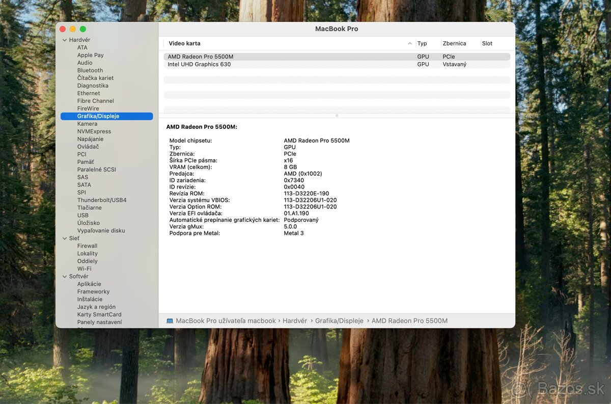 MacBook Pro 2019 16” CTO 64GB/1TB - 8