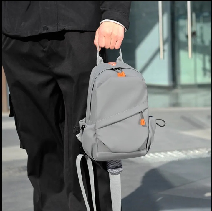 Crossbody batoh šedý - 8