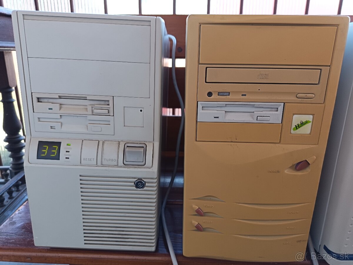 Retro počítač 90. roky a 4 procesory funkcne - 8