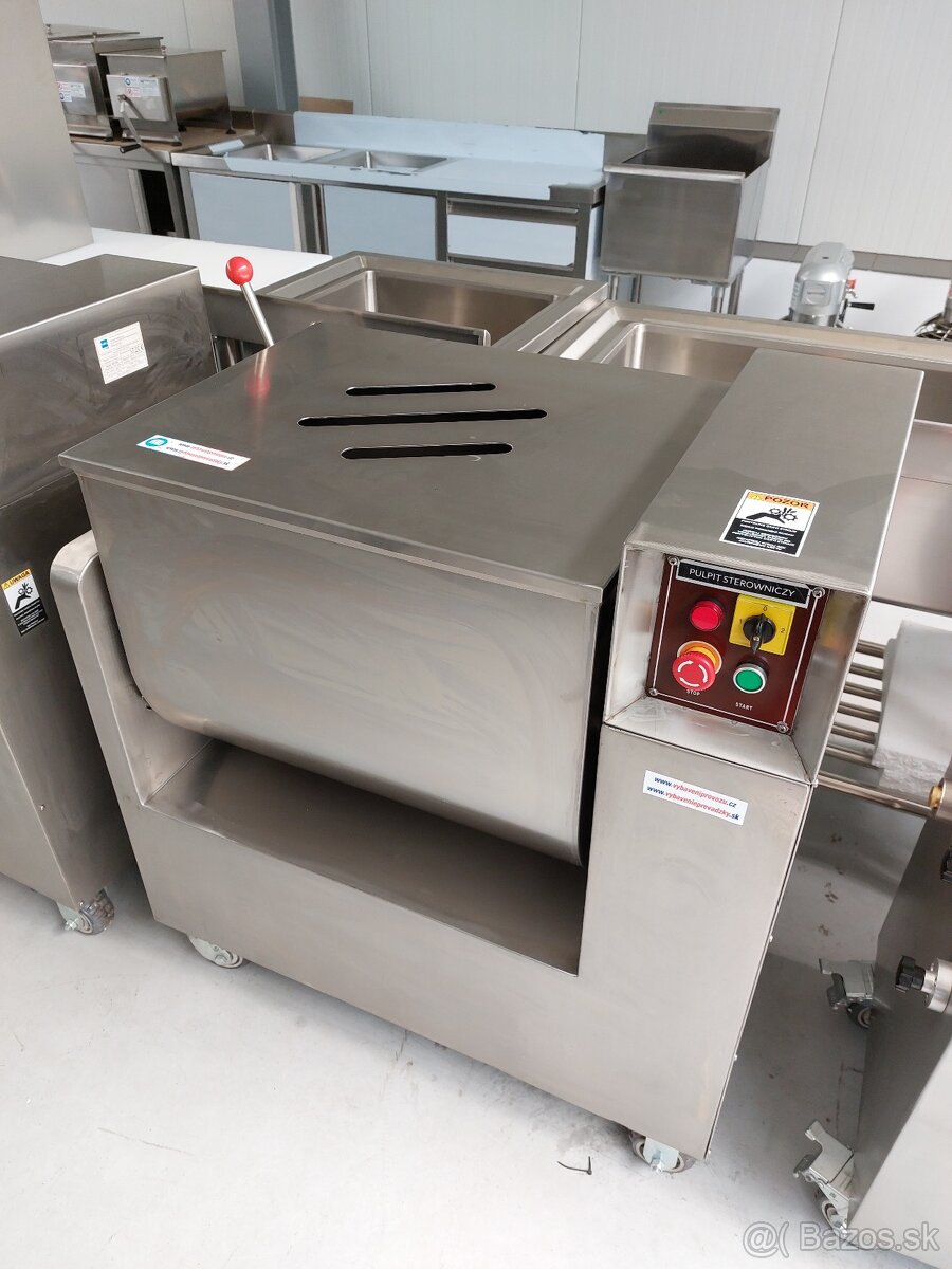 Miešačka mäsa 50L -35kg Miešačka mäsa Miešačka klobás - 8