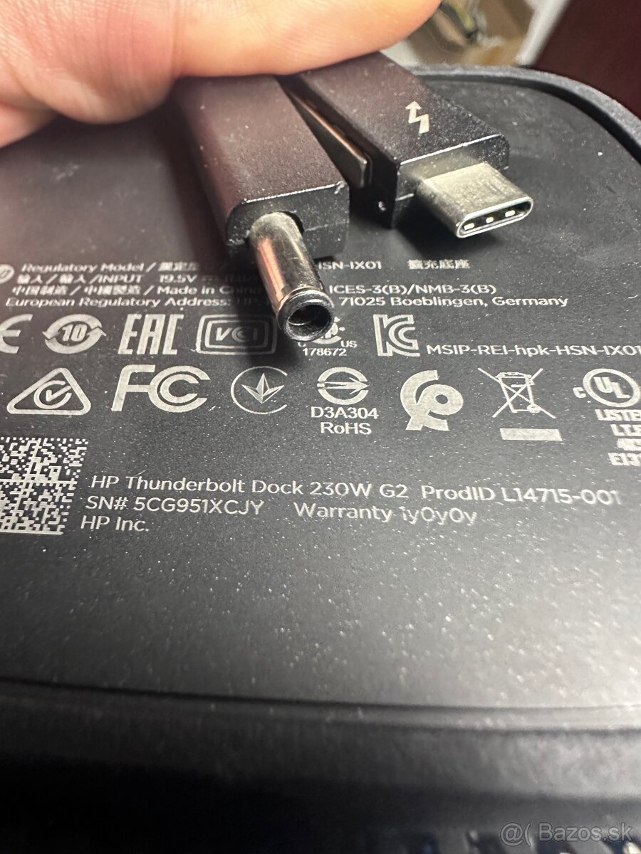 Dokovacia stanica HP Thunderbolt Dock 230W G2 - 8