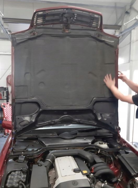 Mercedes izolace, protihluková stena - 8