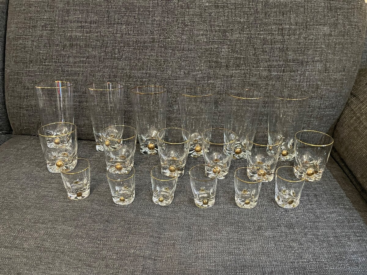 Súprava retro poharov - 8