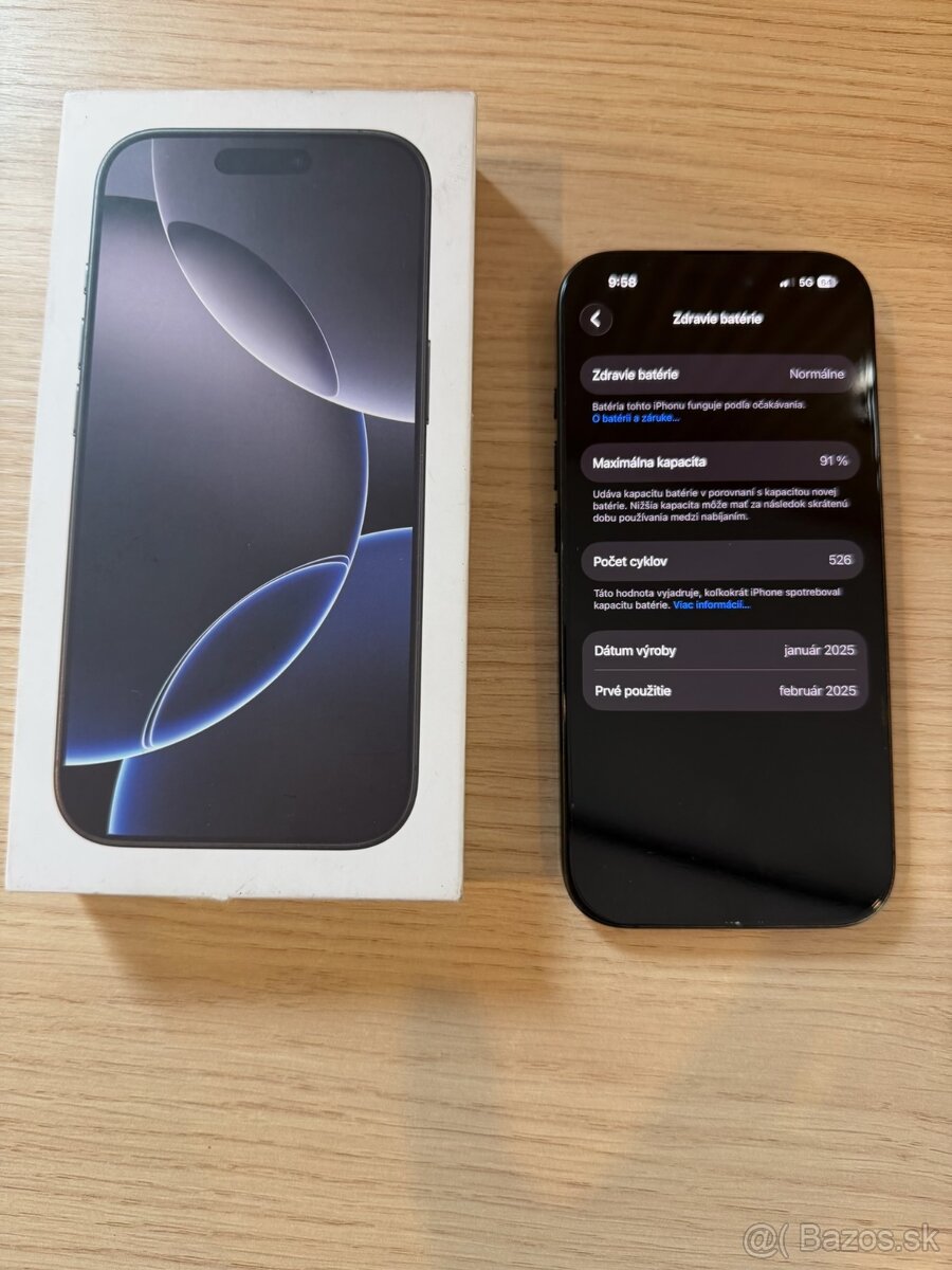 iPhone 16 Pro 128GB Titanim Black - 8