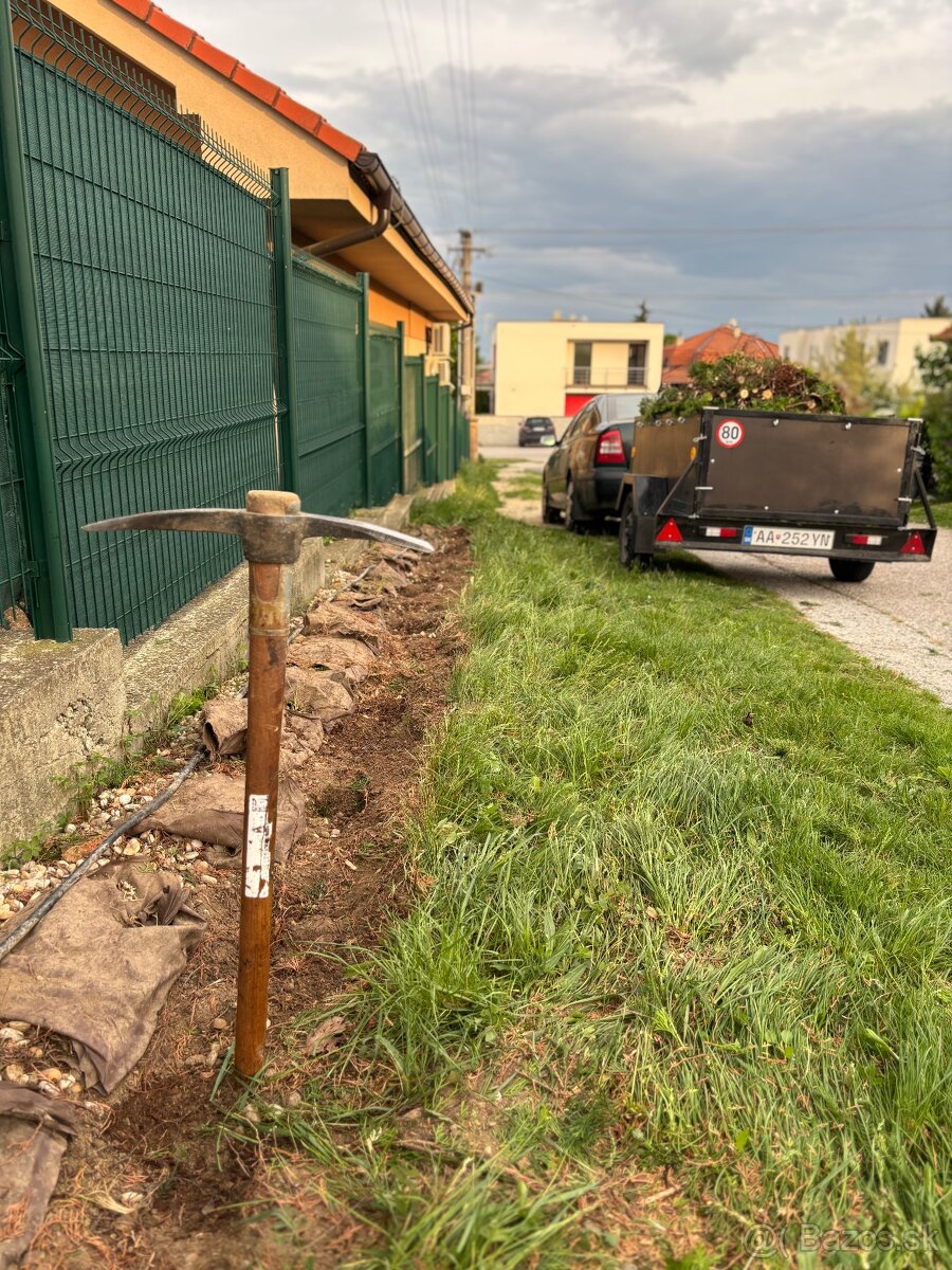 Úprava záhrad a živých plotov, vypiľovanie tují, kosenie - 8