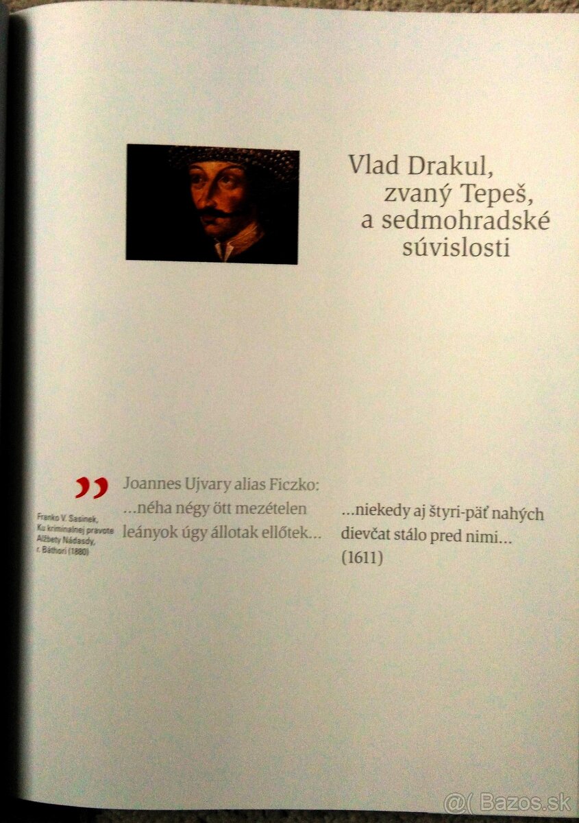 Kniha Krvavá grófka Alžbeta Báthory - predám. - 8