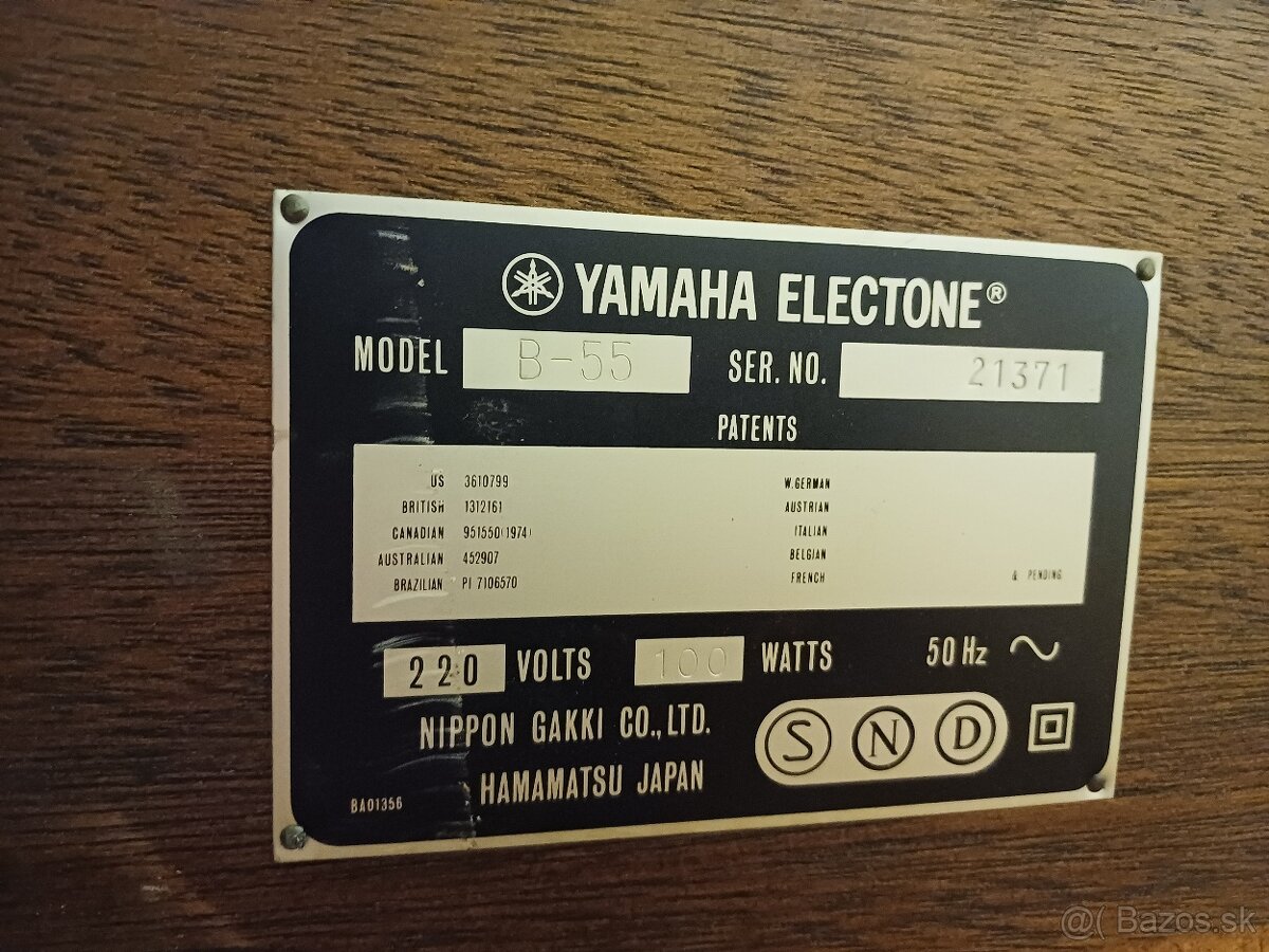 YAMAHA- elektrický organ - 8