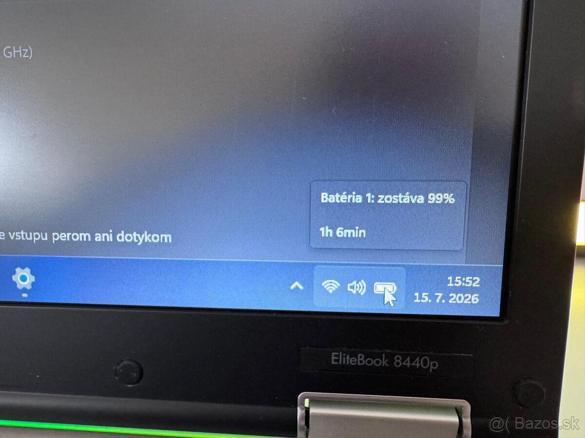 Notebook HP EliteBook 8440p vo vynikajúcom stave - 8