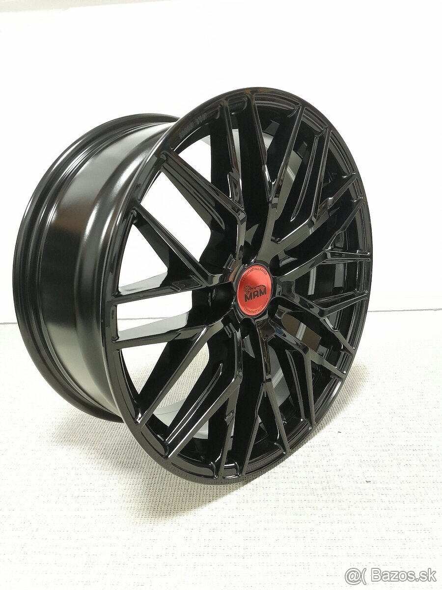Alu disky R18 5x112 ET45 8J MAM RS4 BP Seat Audi Vw Škoda - 8