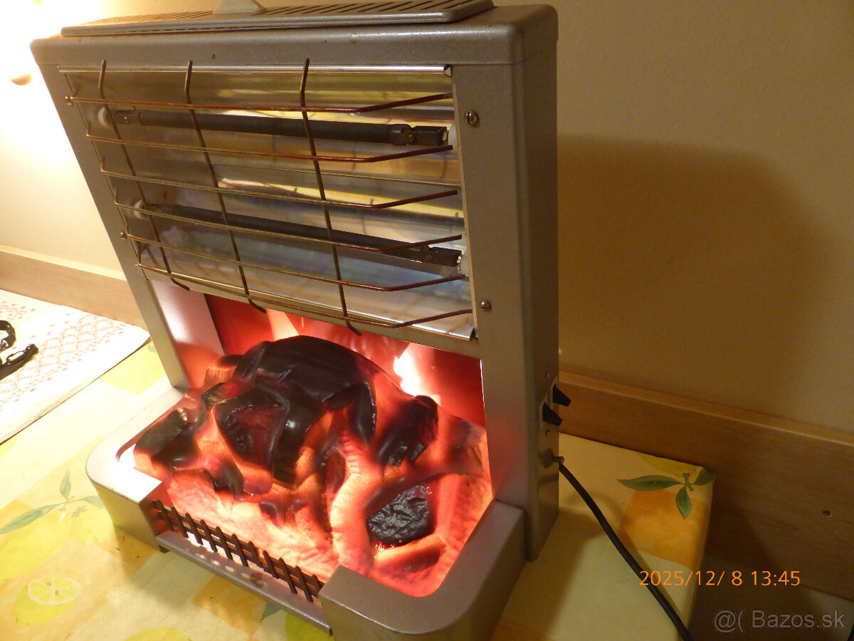 Pradám elektrický ohrievač -krb - 8