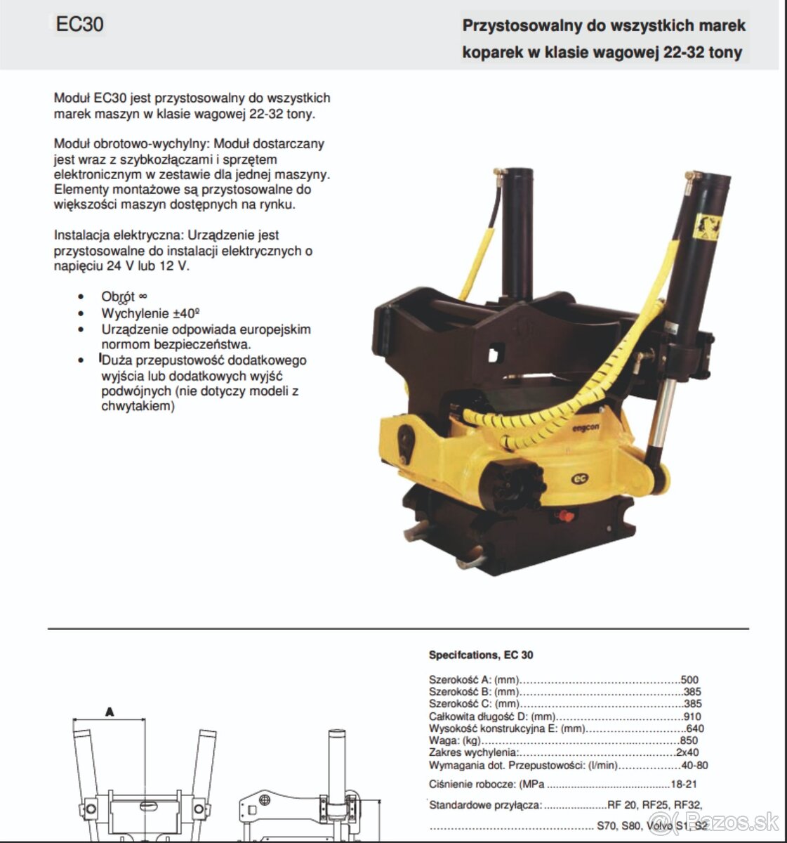 Rototilt Engcon EC30 - 8