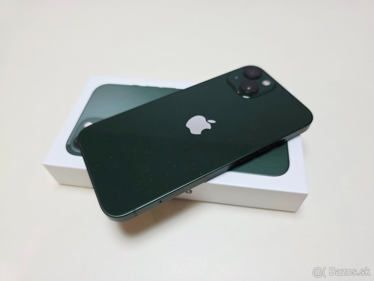 APPLE IPHONE 13 128GB ZELENÝ ,ZDRAVIE BATERKY 100% - 8