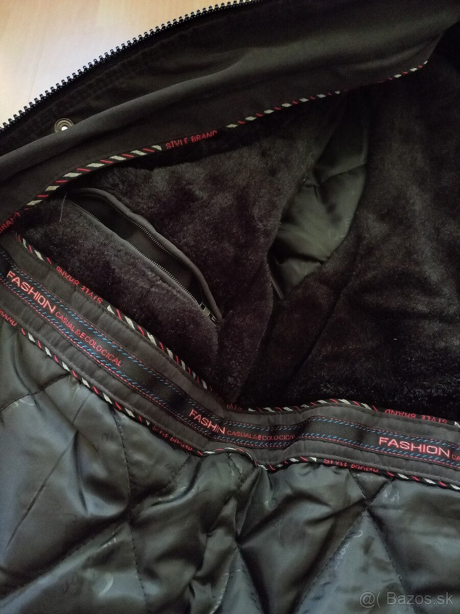 Pánska zateplená bunda XL - 8