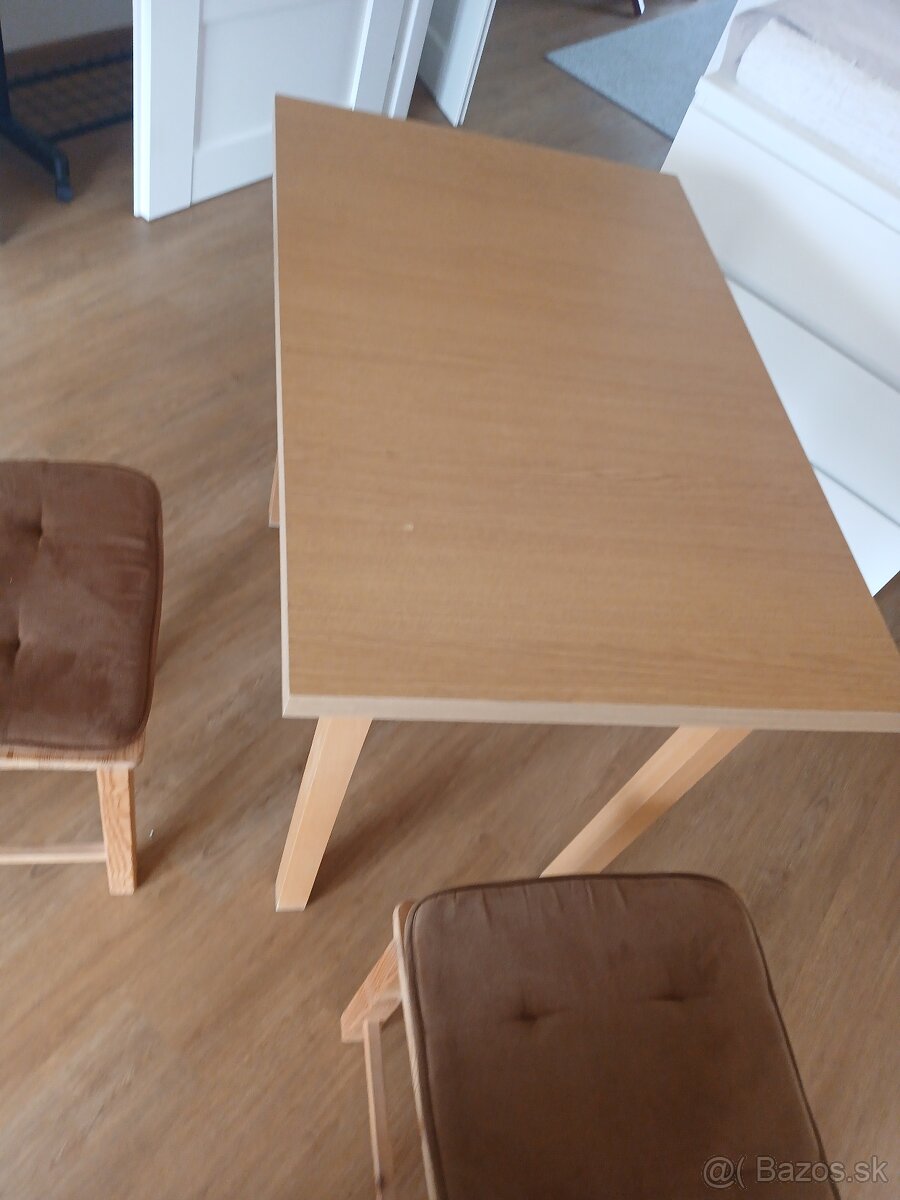 2 drevené stoličky Ivar Ikea - 8