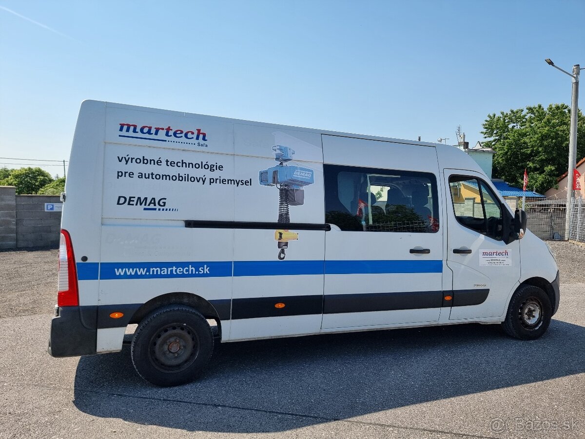 Renault Master 2.3dCi 125k M6 6.miest za 8.500 € s DPH - 8