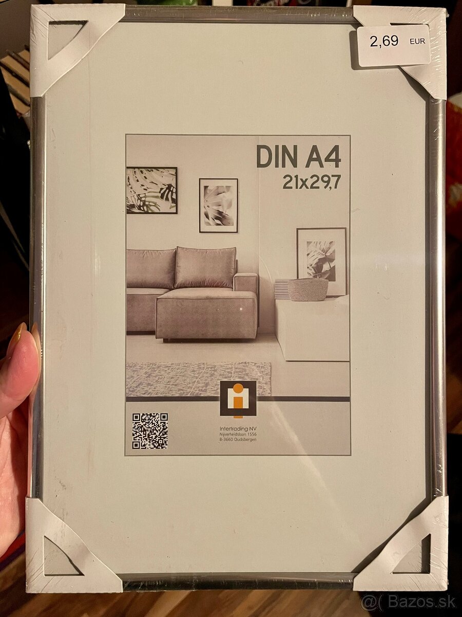 Predám nové strieborné rámiky 3x - 8