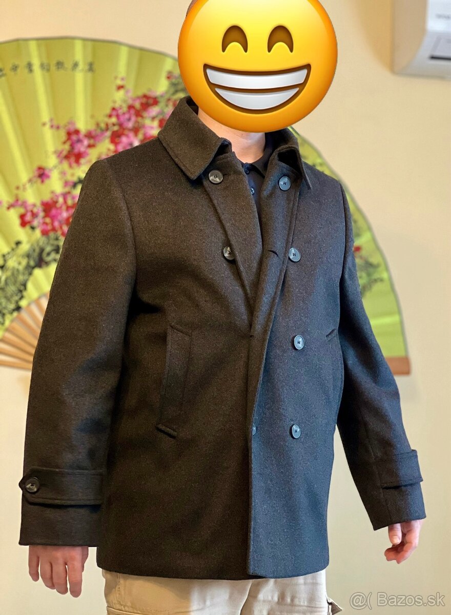 Pansky vlneny kabat - L ako novy - 8