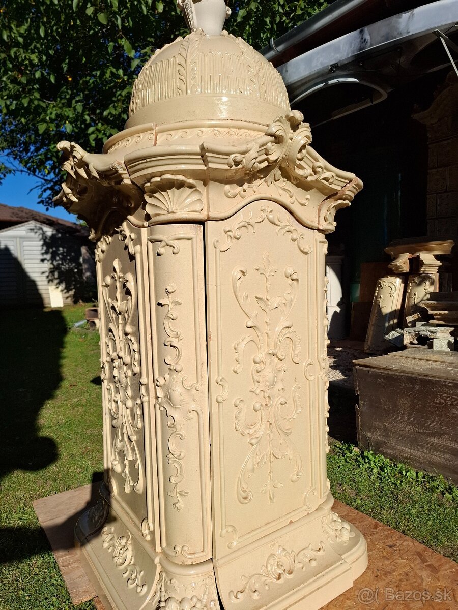 Kachlova pec starožitná - 8