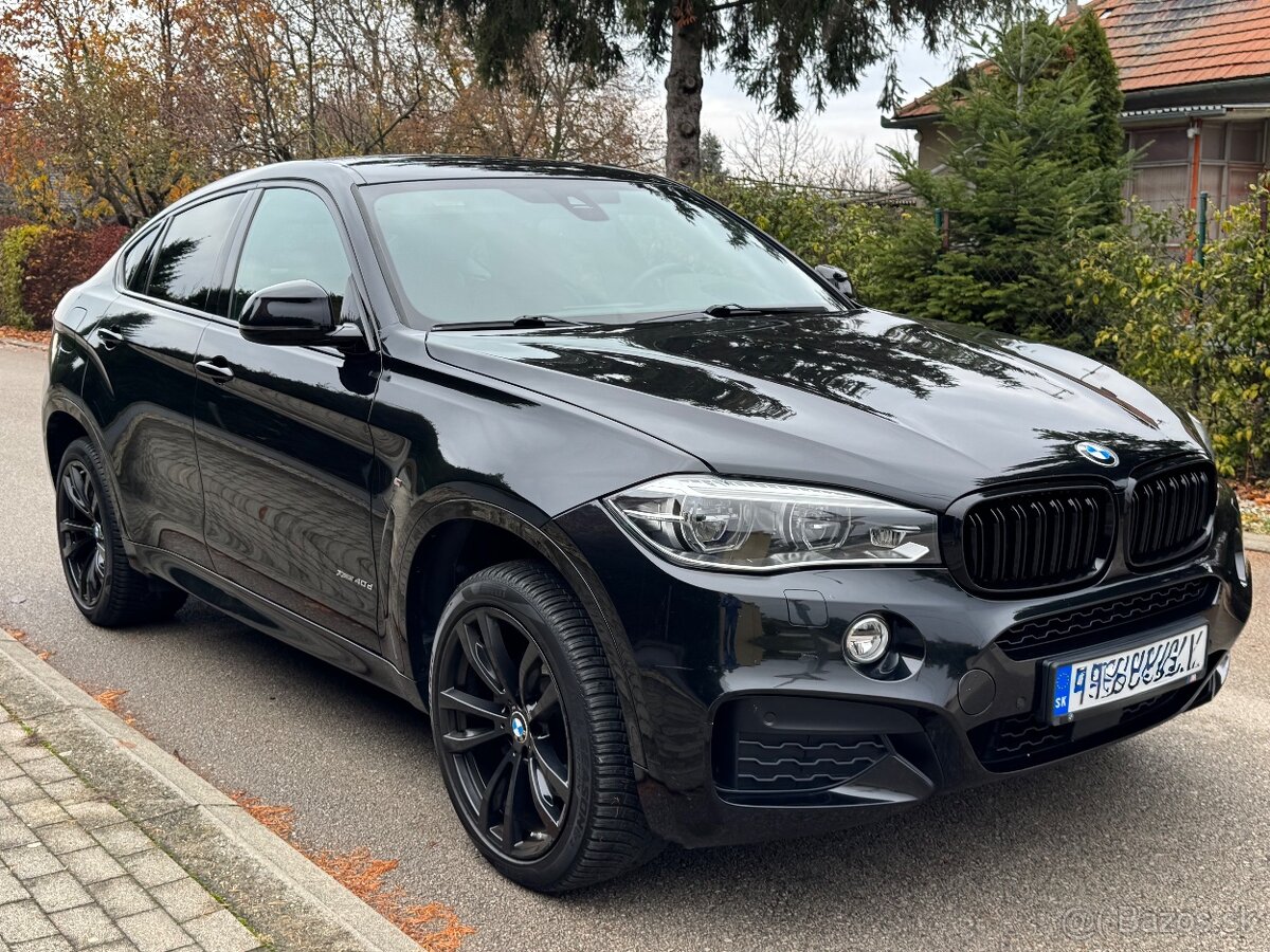 BMW X6 F16 40d xDrive M-packet INDIVIDUAL Black Optic packet - 8