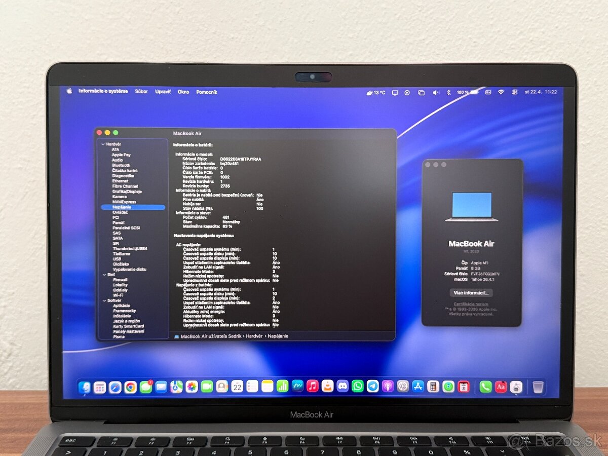  Apple MacBook Air M1 2020 256GB - Space Grey - 8
