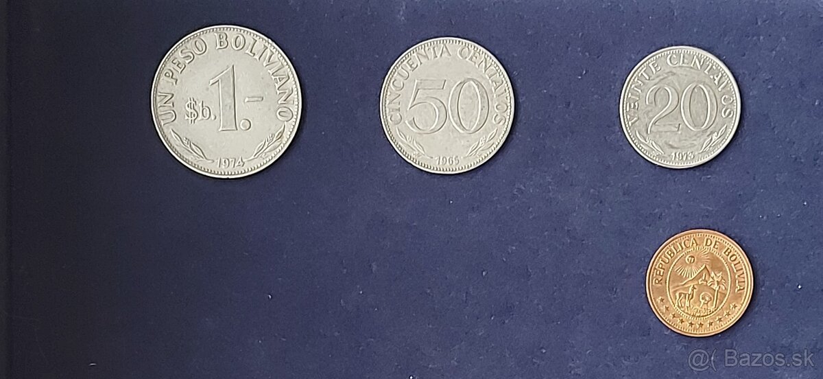 Zbierka mincí - Latinská Amerika, Afrika, Kanada, Vatikán me - 8