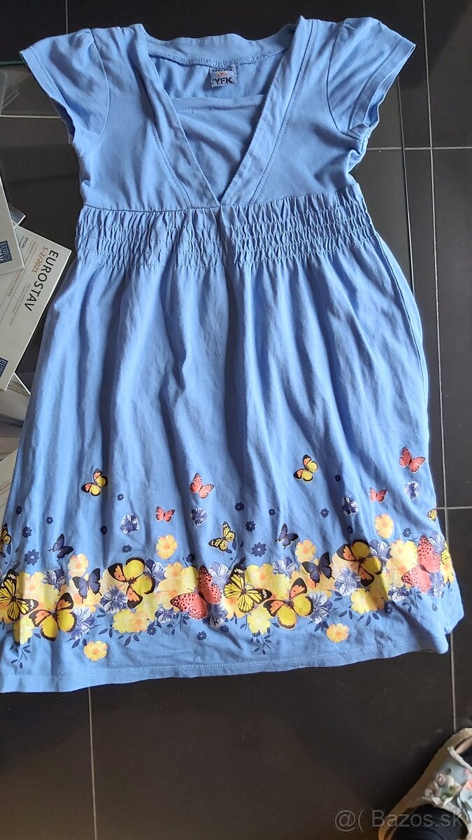 Predám detské slávnostné šaty veľkosť 116 a 134 - 8