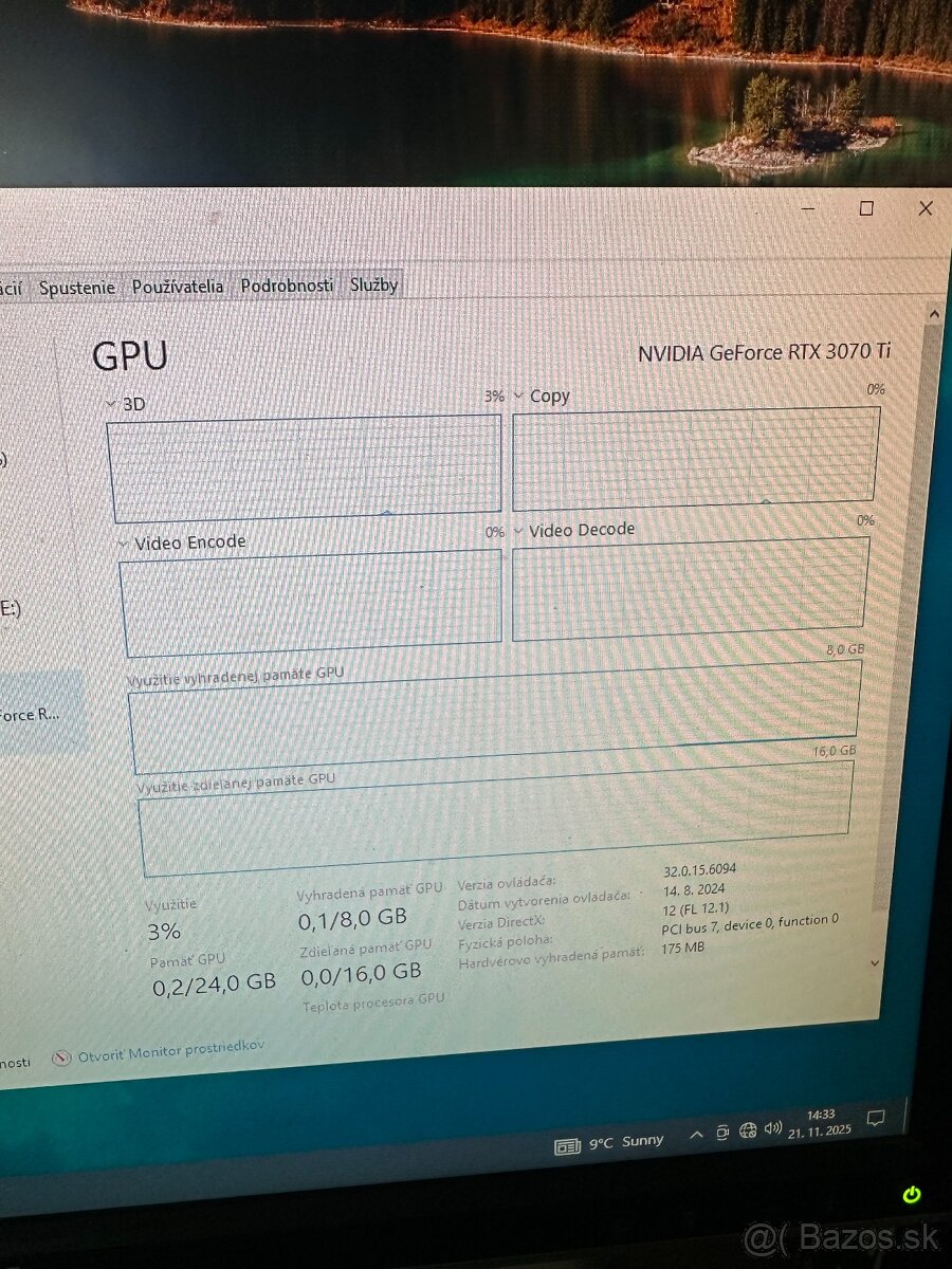 Ryzen 9 5900x / RTX 3070ti / 32GB RAM - 8