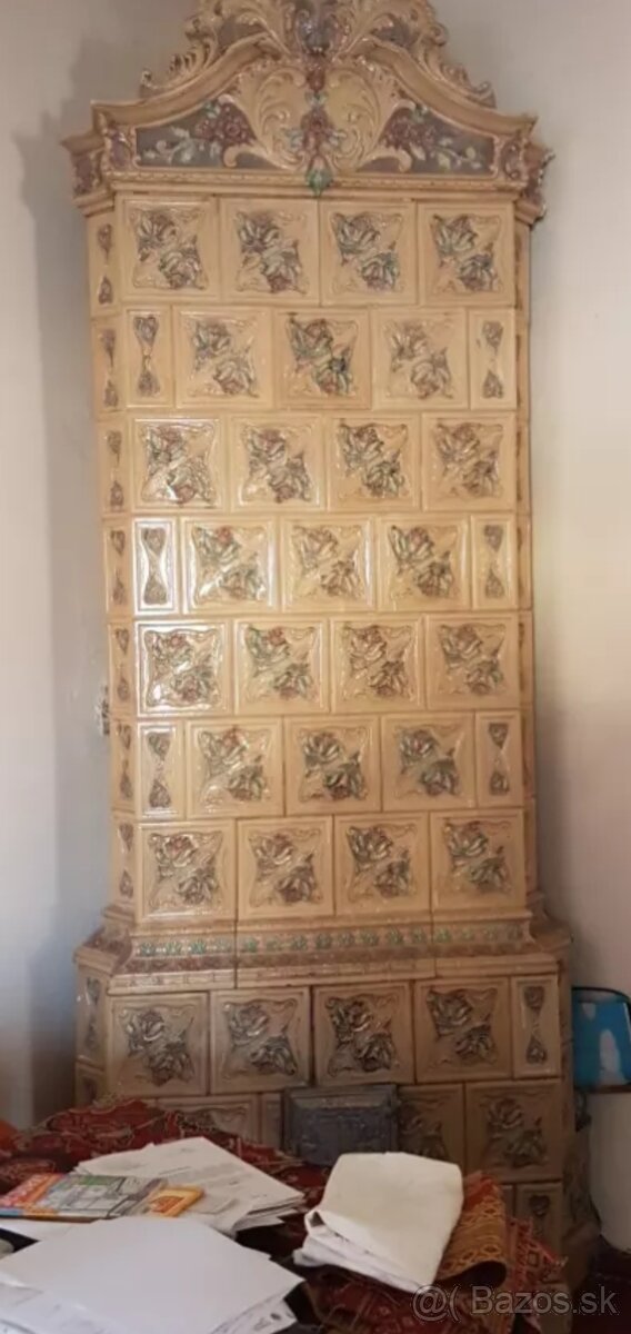 Kachlova pec starožitná - 8