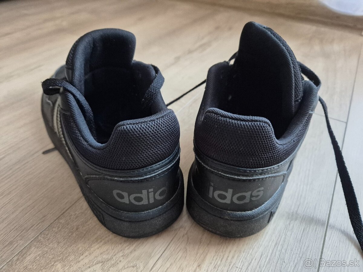 Čierne tenisky Adidas HOOPS 3.0, veľkosť 38 - 8