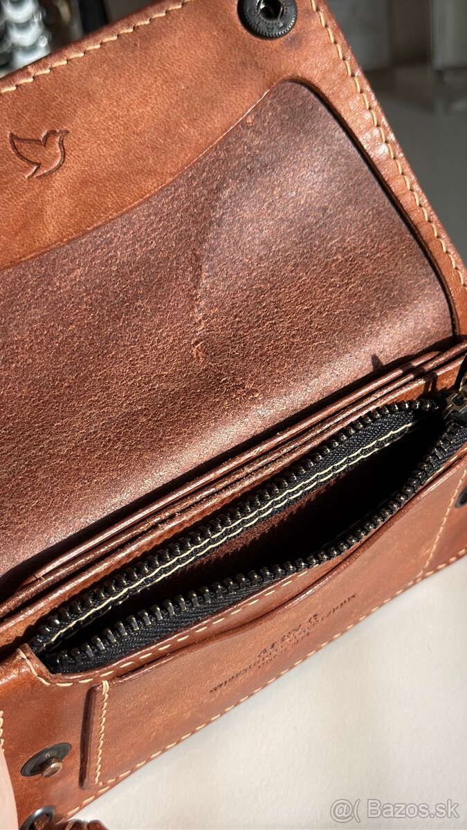 Peňaženka ručne vyrobená z teľacej kože vysokého stupňa - 8