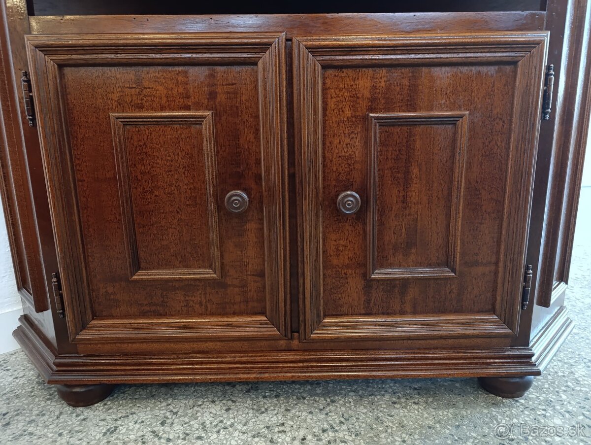 Rustikální rohová komoda, nábytek z masívu - 8