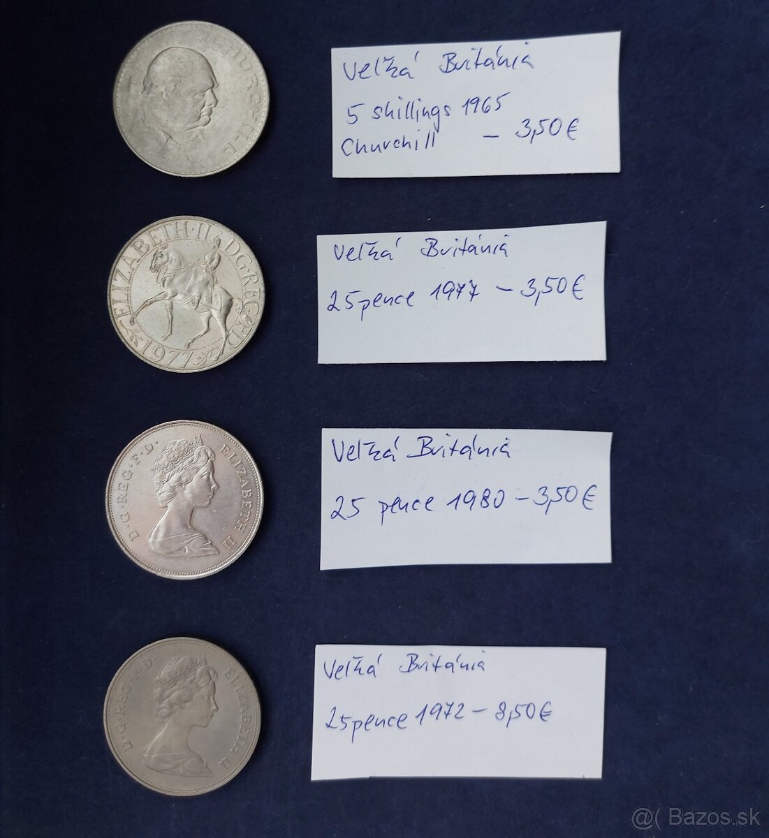 Zbierka mincí - Anglicko,Spojené Kráľovstvo, Rusko, Ruble - 8